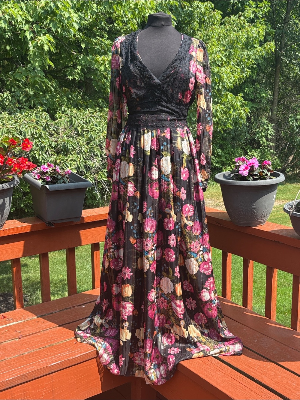 NWOT Juicy couture black label Maxi dress